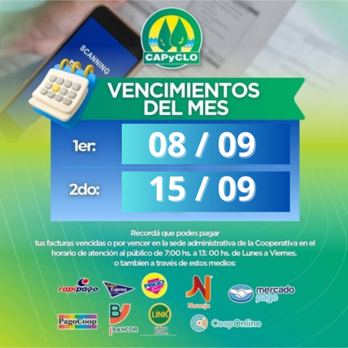 VENCIMIENTOS DEL MES (8)